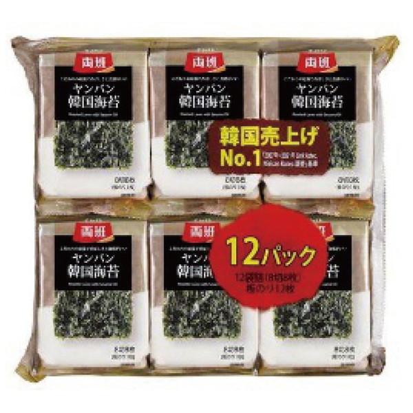 白子のり ヤンバン韓国１２P [解体セール]