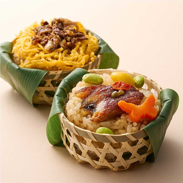 [京料理 美濃吉] 鰻の飯蒸しと和牛の飯蒸しの詰合せ（UWI-50A）
