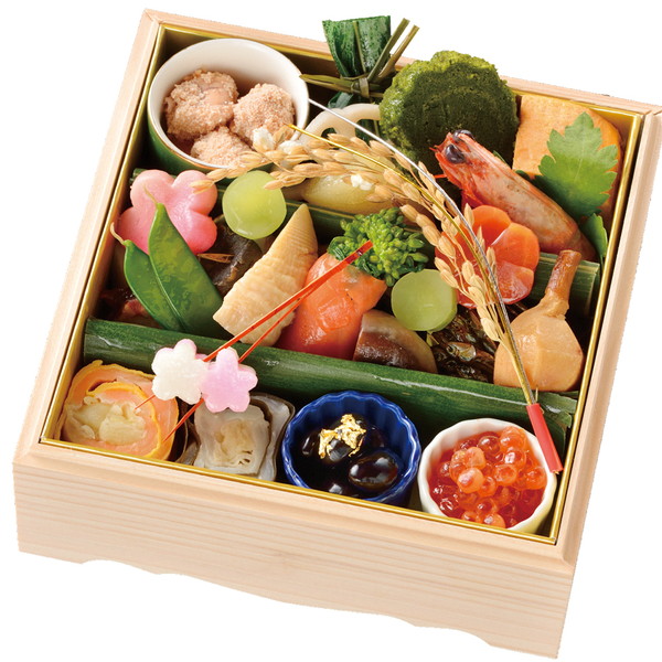 191 [辰巳屋] 茶の香り漂う　和風おせち一段重(辰巳15)