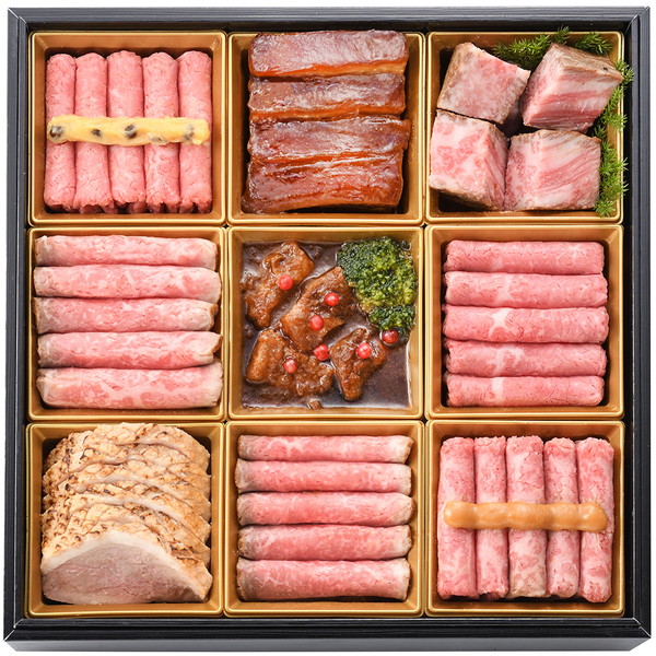 353 [たん熊北店] 肉オードブル重(たん熊北店オードブル)