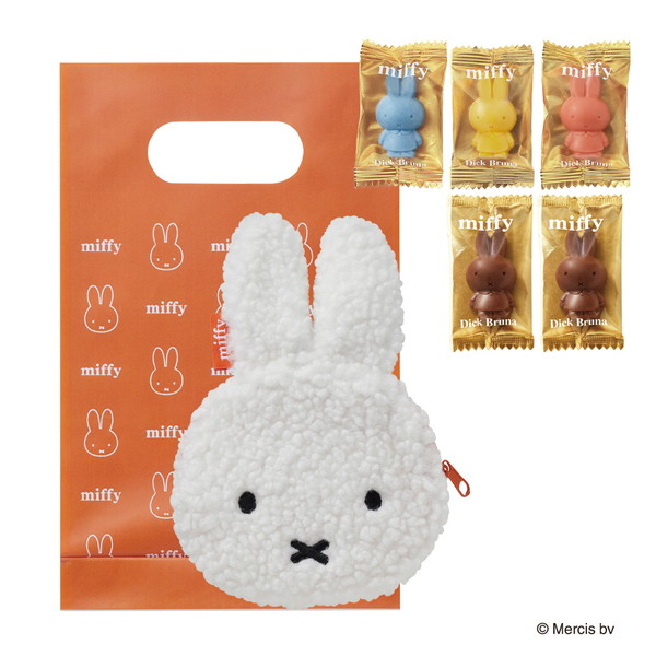 [ディック・ブルーナ by モロゾフ] ミッフィーフェイスポーチ [MO-4279]