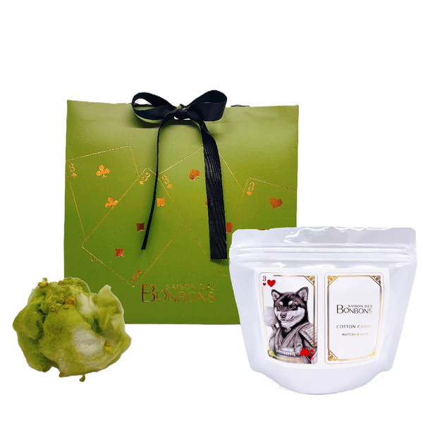 [セゾンドボンボン] 革命わたあめ  京都宇治抹茶&ナッツ