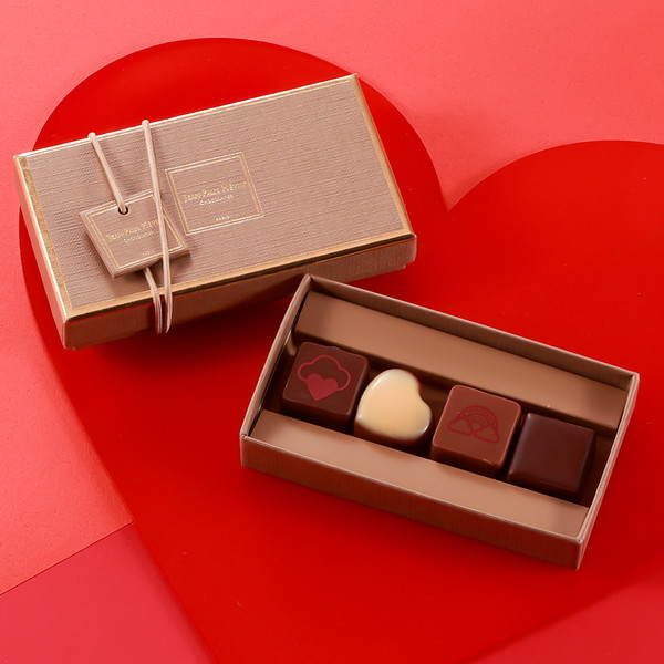 [ジャン＝ポール・エヴァン] ボンボン ショコラ 4個 クール ドゥ パリ