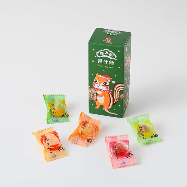 [榮太樓總本鋪]  ちさリスクリスマス果汁飴12粒入