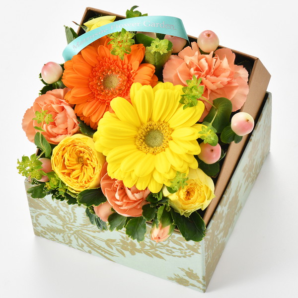 [松末フラワーガーデン] ボックスフラワー　オレンジ系