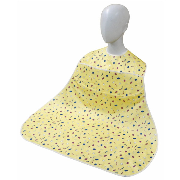 ディナーエプロン（ポケット付き） 食器（クリーム） [6077]