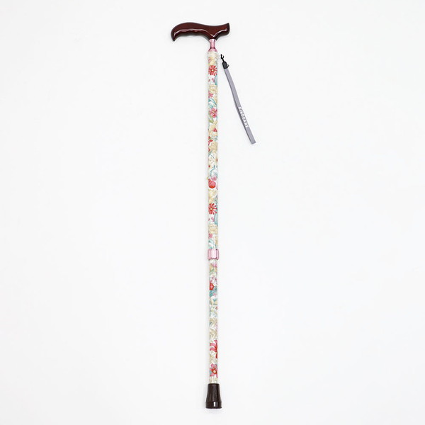 Stylish Vintage 花柄伸縮ステッキ アイボリー [CH233041]