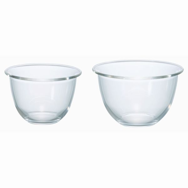 耐熱ガラスボウル2個セット MXP-2506-2P[理由ありお買得品]
