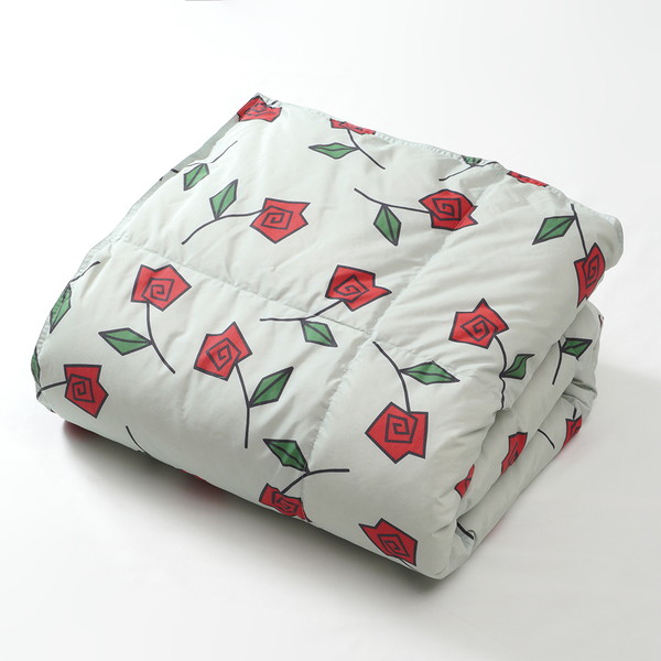 [大津コーポレーション] シビラ　羽毛合掛けふとん（ロサ） グリーン [5422511-4]