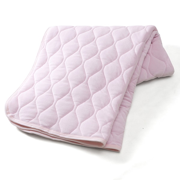 [大津コーポレーション] 綿ベロア敷きパッド　シングル ピンク  [SP67313]