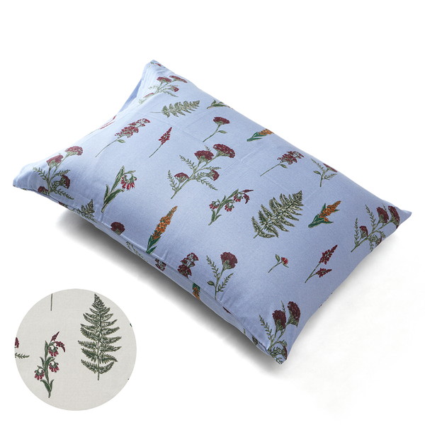 [大津コーポレーション] ピローケース（ワイルドフラワー） ブルー [583253]