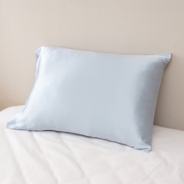 [大津コーポレーション] シルクピローケース ブルー [PC4749]