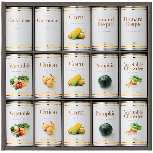 [ホテルニューオータニ] スープ缶詰セット　１５缶[AOR-80]