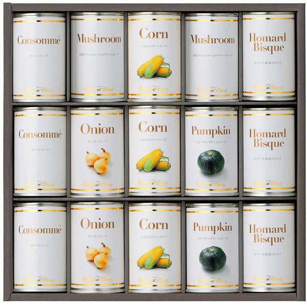 [ホテルニューオータニ] スープ缶詰セット　１５缶[AOR-100]
