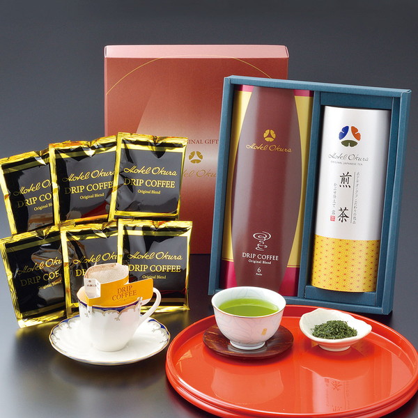[ホテルオークラ] ホテルオークラコーヒー・煎茶　詰合せ[OTC-BR]