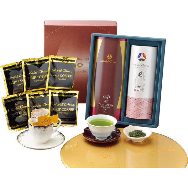 [ホテルオークラ] ホテルオークラコーヒー・煎茶　詰合せ[OTC-CR]