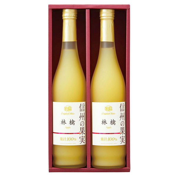 [りんご村からのおくりもの] 信州の果実　林檎ジュースセット[OJM-2R]