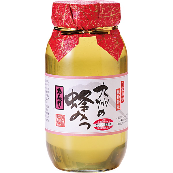 [八女市・川口養蜂場] 九州産 純粋れんげ蜂蜜公取マーク付