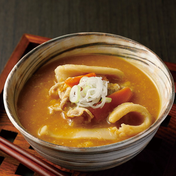 食べる具だくさんスープ山梨のほうとう風
