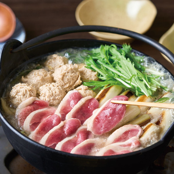 [円奏] 野菜出汁の合鴨とつみれ鍋