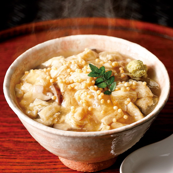 [下鴨茶寮]料亭のあんかけ丼（湯葉）