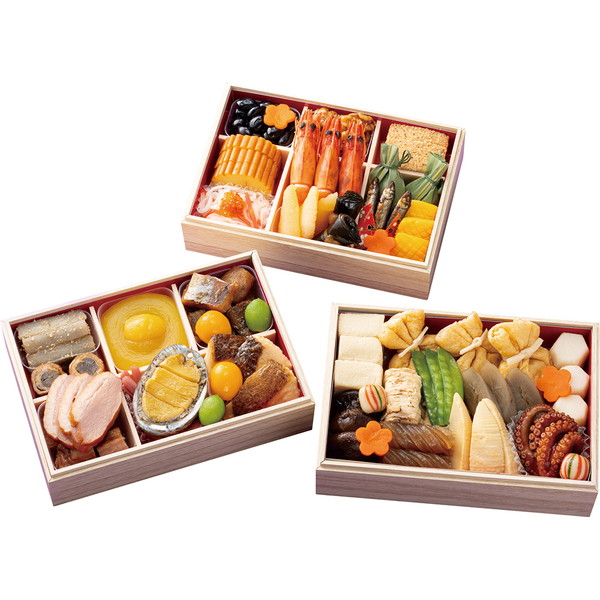 「たん熊北店」 和暖お煮しめおせち 三段重 (3人前)