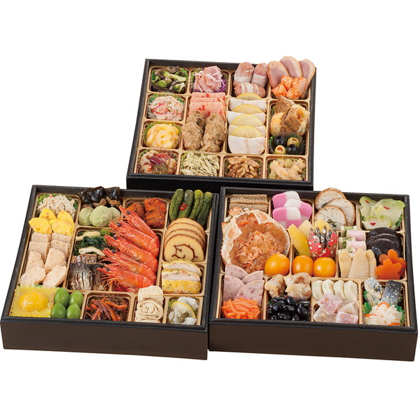 加賀 温泉郷 山代温泉 「宝生亭」和洋おせち三段重 (4～5人前)