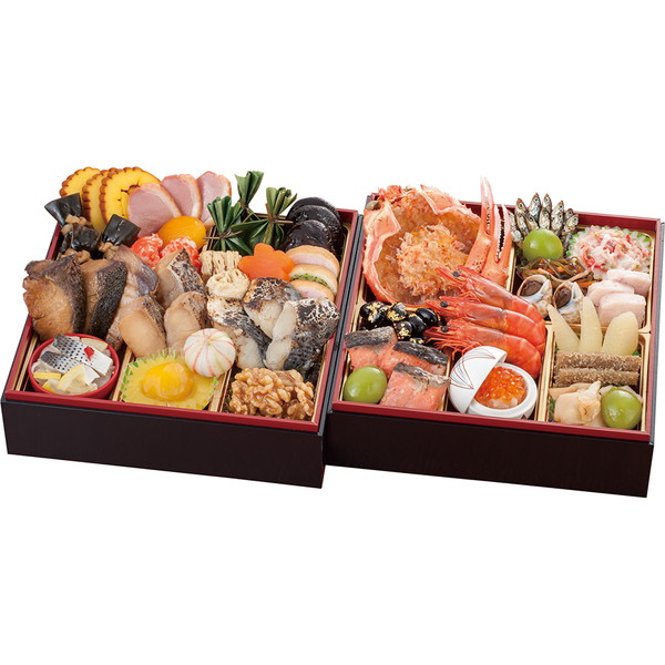 鳥取境港 「さかな工房」海鮮おせち二段重 (2～3人前)