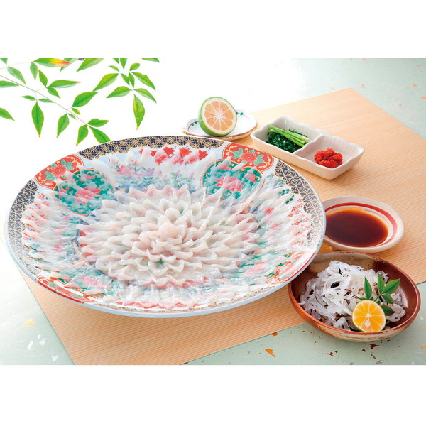 「下関山賀」 天然トラフグ 刺身セット (5～6人前)