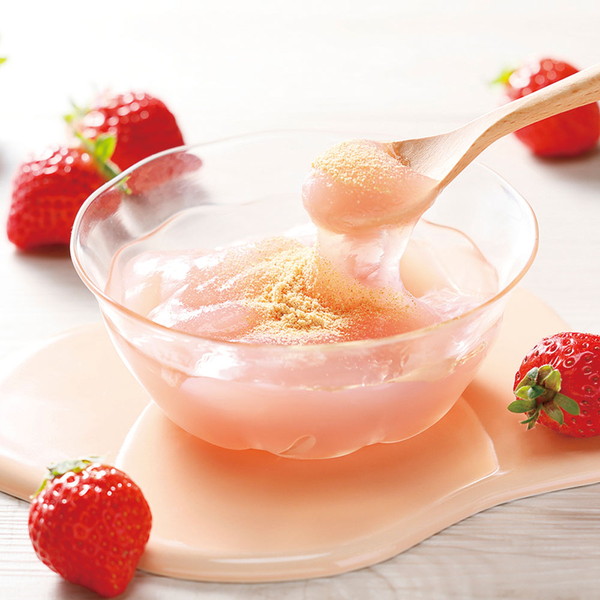 [華緑園本舗] とろっとのびるいちご生わらび餅