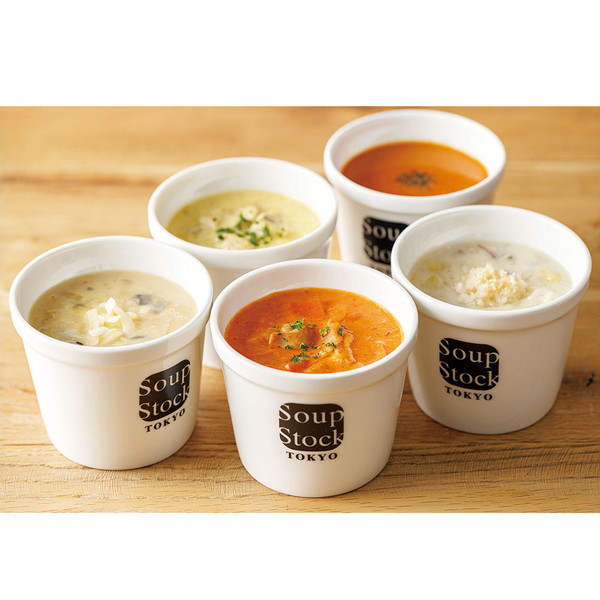 [スープストックトーキョー] 野菜を味わうスープ 5個セット