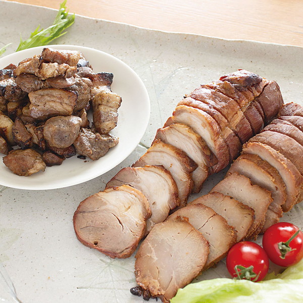 [鹿児島 ますや] 黒豚 炭火焼と炭火焼豚