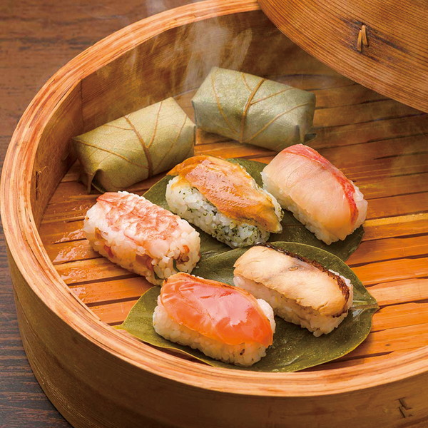 [ゐざさ] 柿の葉寿司蒸し寿司仕様 ５種２０個