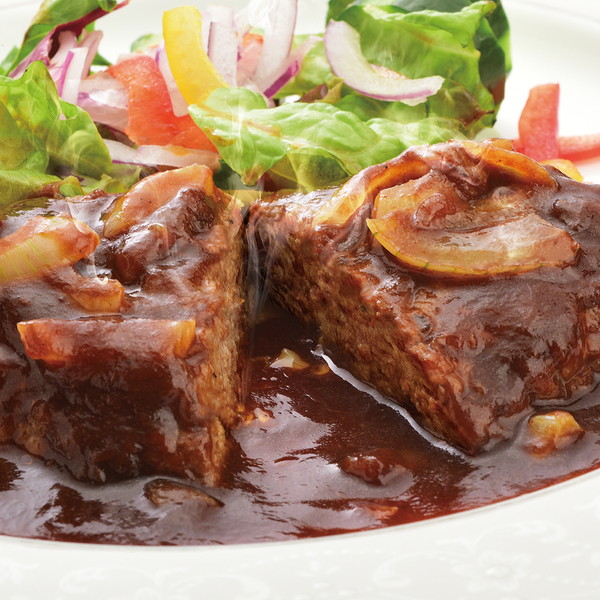 [米沢牛黄木] 米沢牛入り濃旨デミハンバーグ