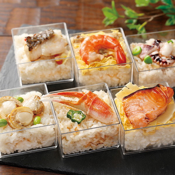 [海鮮茶屋せんざん本店] 海鮮おこわ 6種セット