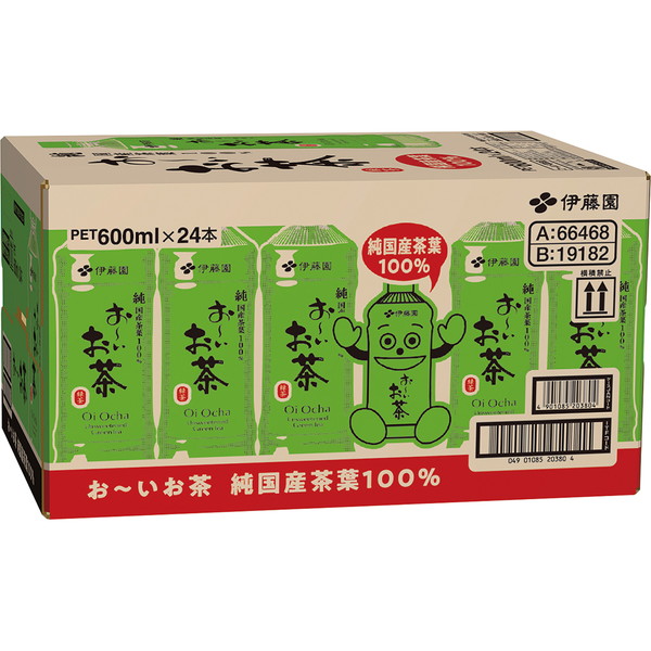 お~いお茶 緑茶(PET 600ml×24本)