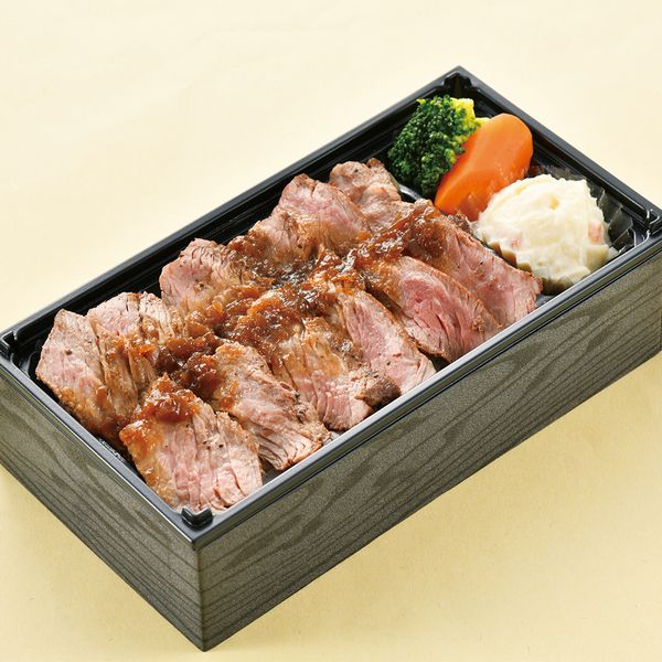[かつヰ] お肉たっぷりビフテキ重