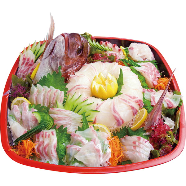 [鮮魚丸福] 活〆真鯛姿造り