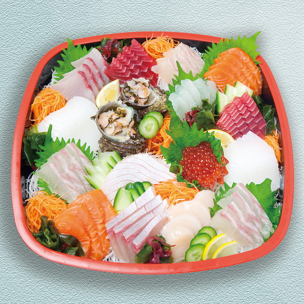 [鮮魚丸福] 本マグロ入り刺身盛合せ