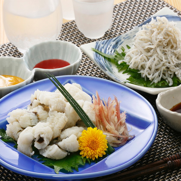 [ 豊後 絆屋] 釜揚げちりめんと鱧湯引きセット