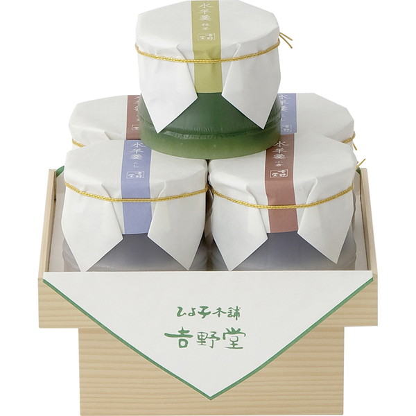 [ひよ子] 水羊羹法立（小） (半対）