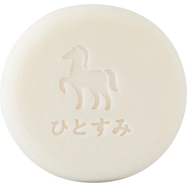ひとすみ馬油 石鹸ハーブの香り 80g