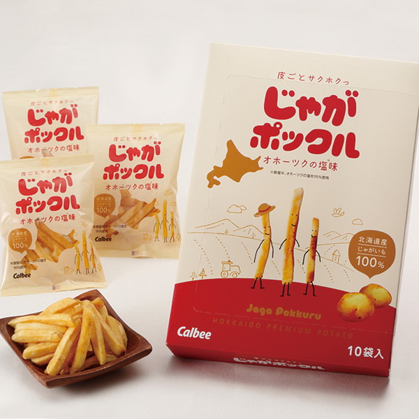 [カルビー] じゃがポックル オホーツクの塩味
