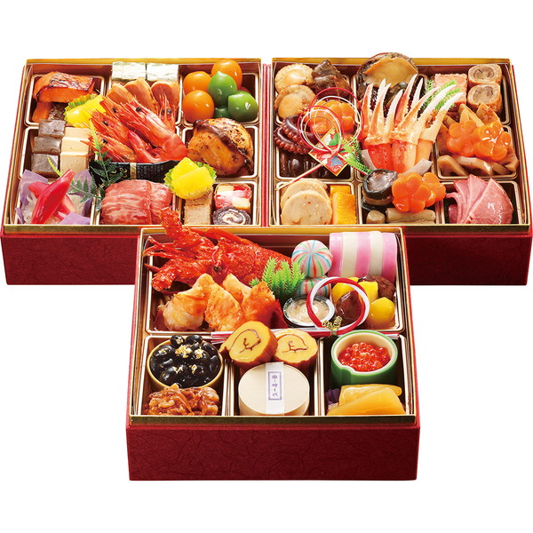 [料亭　竹千代] 料亭竹千代　和風三段重おせち(竹千代38)
