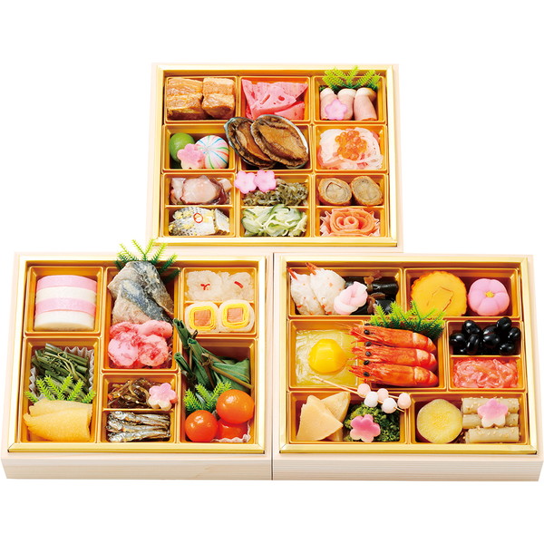 [金城楼] 料亭おせち三段(金城30)