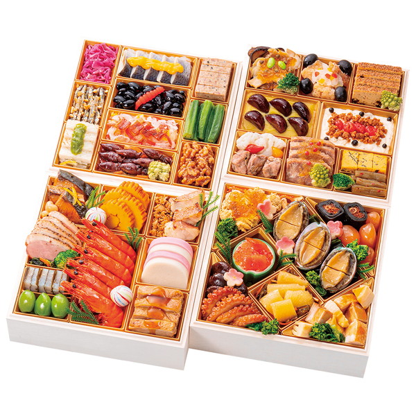 [富山　千里山荘] 和風おせち料理与段重(ＣＨ-Ｃ　)