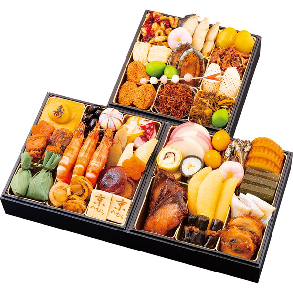 [野村佃煮] 和風三段重(野村20)
