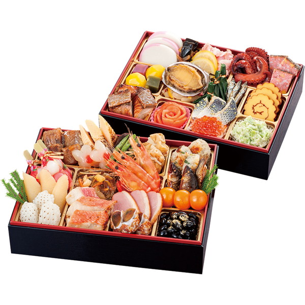 [京都・大原　料理旅館　芹生] 和風おせち二段重(芹生195)