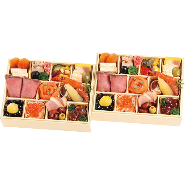 [京都　マノワール] 京都　マノワール　和・洋個食おせち二客組(マノ11)