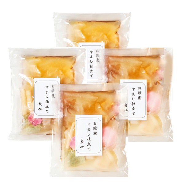 [泉仙] すまし仕立てお雑煮4袋(泉仙す)